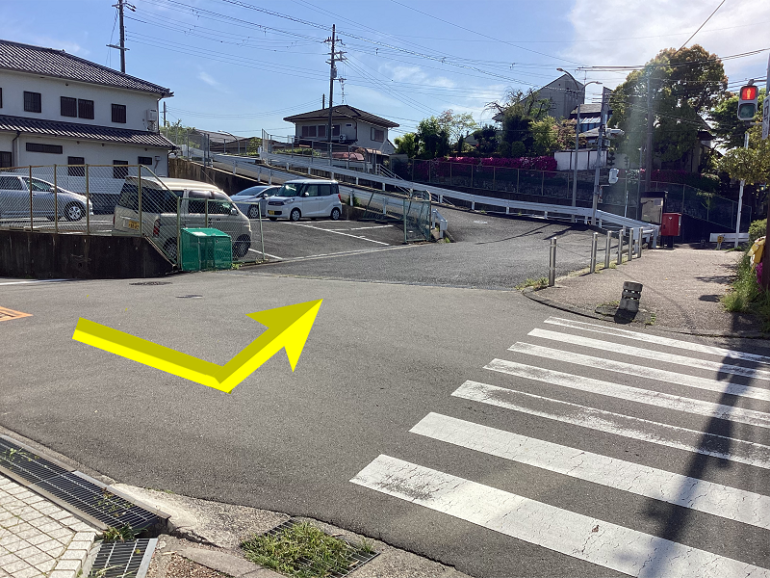 駐車場②への行き方