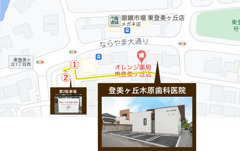 駐車場②への行き方